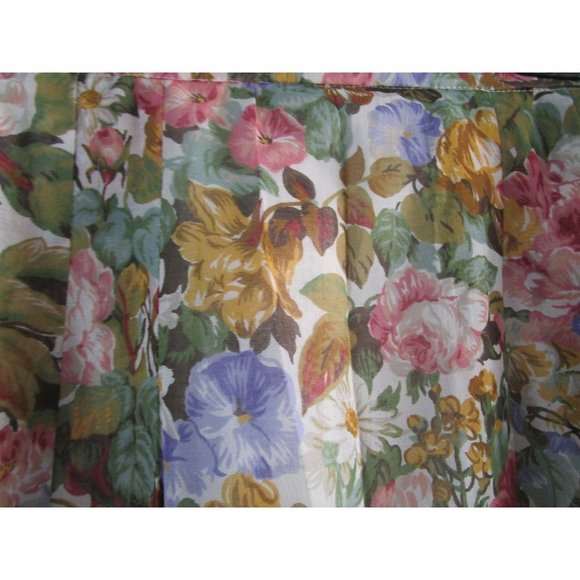 Ramsay of Dublin Floral Knife Pleat Skirt Lined Made in Ireland Large GUC - Picture 10 of 16